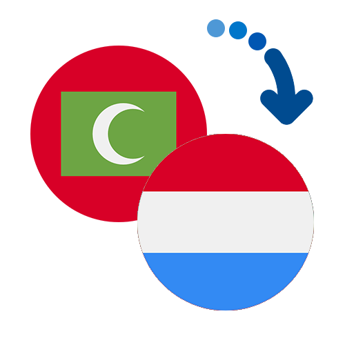 How to send money from Maldives to Luxembourg