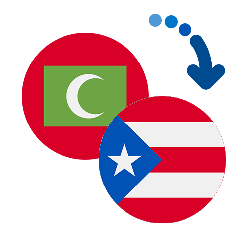 How to send money from Maldives to Puerto Rico
