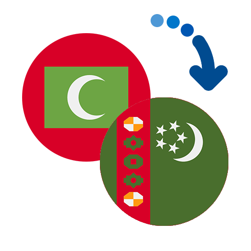 ¿Cómo mandar dinero de las Maldivas a Turkmenistán?