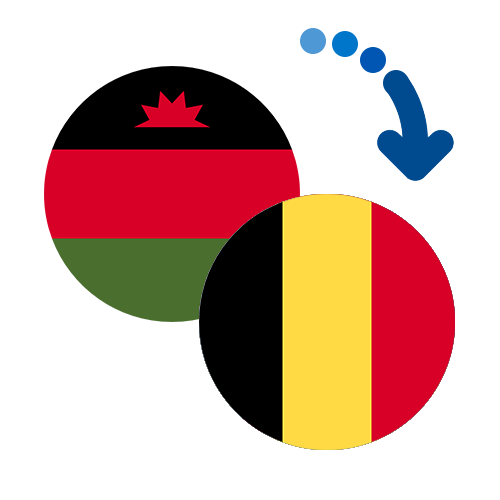 ¿Cómo mandar dinero de Malaui a Bélgica?