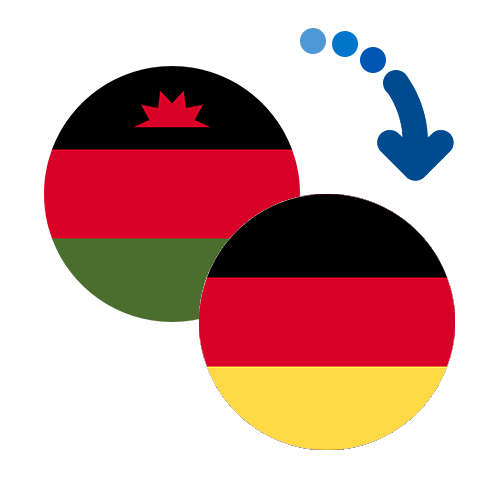 ¿Cómo mandar dinero de Malaui a Alemania?