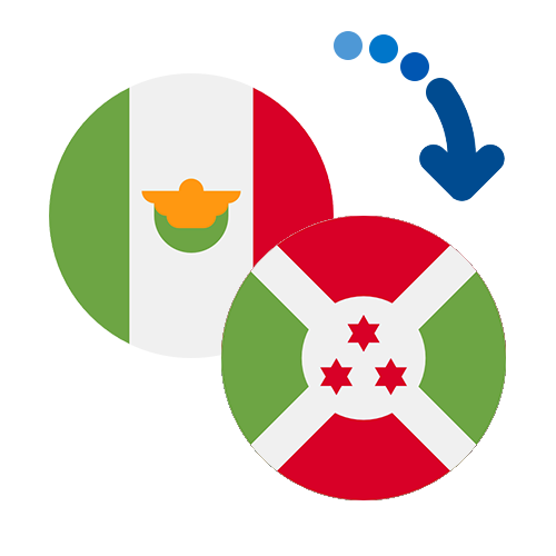 Wie kann man online Geld von Mexiko nach Burundi senden?
