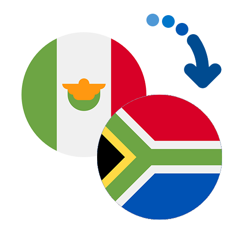 Wie kann man online Geld von Mexiko nach Südafrika senden?