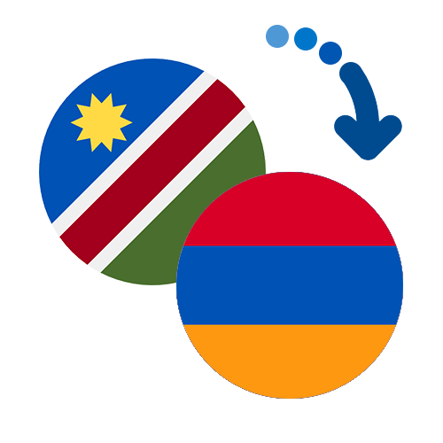 ¿Cómo mandar dinero de Namibia a Armenia?