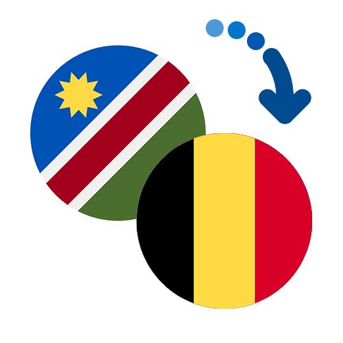 ¿Cómo mandar dinero de Namibia a Bélgica?