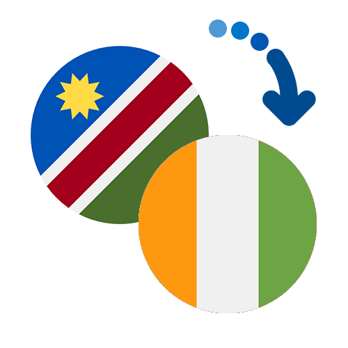 ¿Cómo mandar dinero de Namibia a Costa de Marfil?