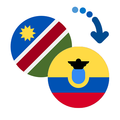 Wie kann man online Geld von Namibia nach Ecuador senden?