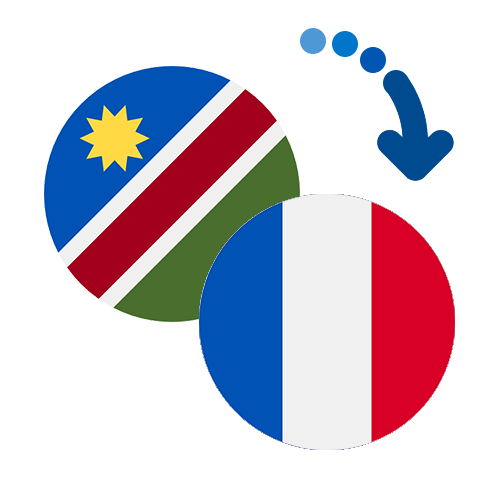 How to send money from Namibia to France