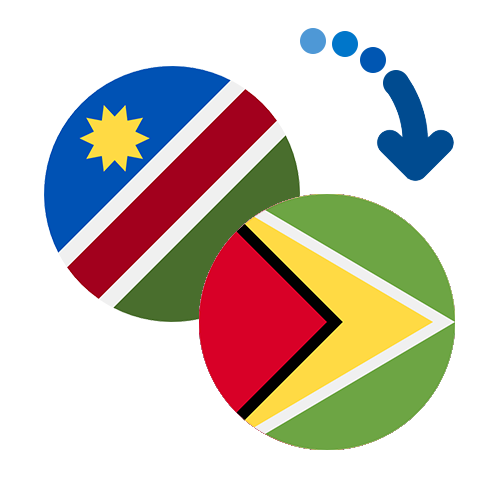 ¿Cómo mandar dinero de Namibia a Guyana?