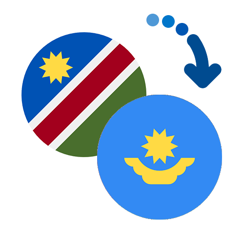 How to send money from Namibia to Kazakhstan