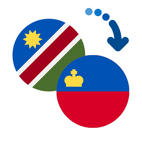 How to send money from Namibia to Liechtenstein