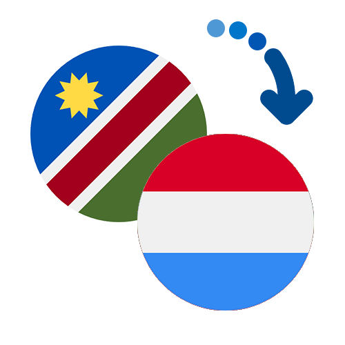 How to send money from Namibia to Luxembourg