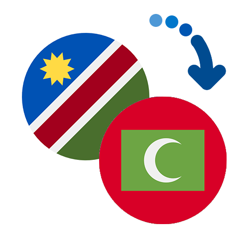 How to send money from Namibia to the Maldives