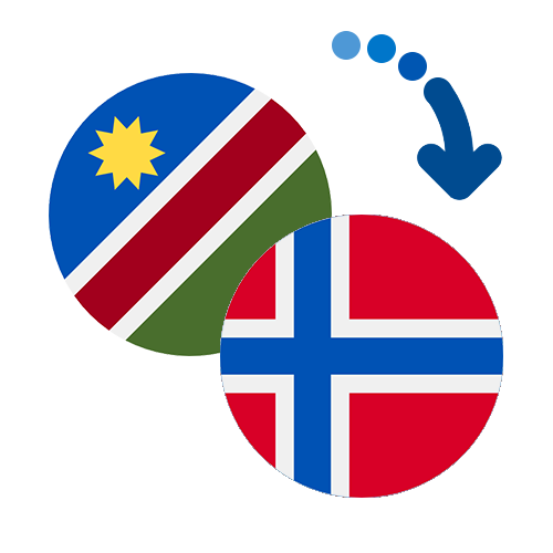 Wie kann man online Geld von Namibia nach Norwegen senden?