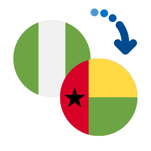Wie kann man online Geld von Nigeria nach Guinea-Bissau senden?