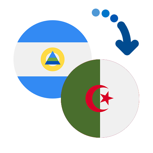 How to send money from Nicaragua to Algeria
