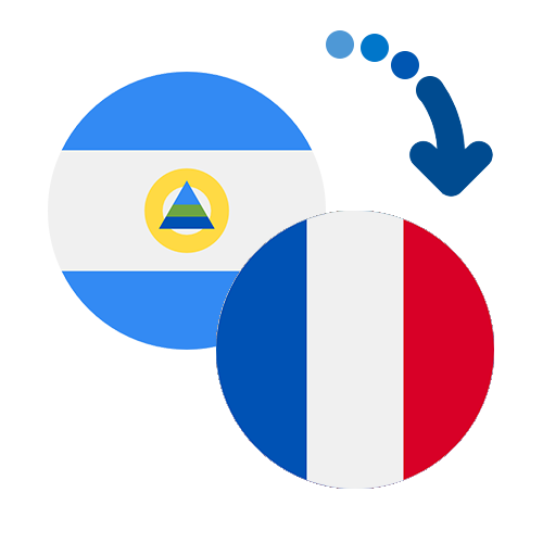 How to send money from Nicaragua to France