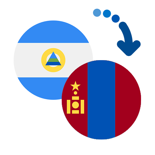 Wie kann man online Geld von Nicaragua in die Mongolei senden?