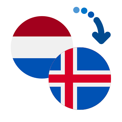 Wie kann man online Geld von den Niederländische Antillen nach Island senden?
