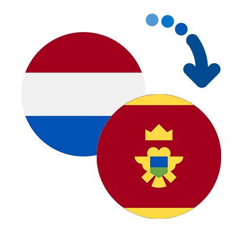 Wie kann man online Geld von den Niederländische Antillen nach Montenegro senden?