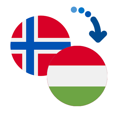 Wie kann man online Geld von Norwegen nach Ungarn senden?
