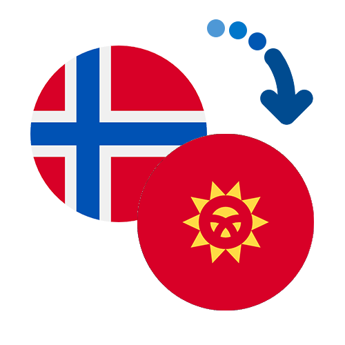 ¿Cómo mandar dinero de Noruega a Kirguistán?