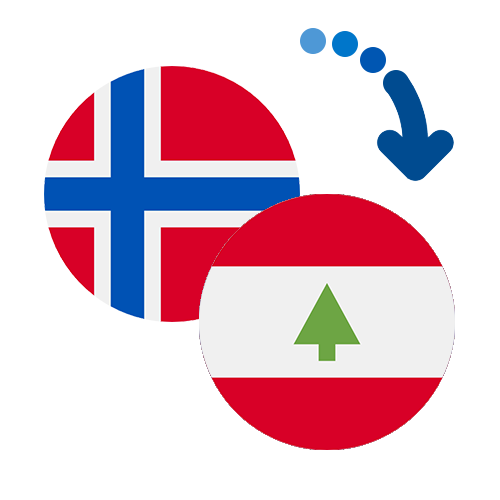 Wie kann man online Geld von Norwegen nach Libanon senden?