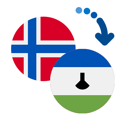 ¿Cómo mandar dinero de Noruega a Lesotho?