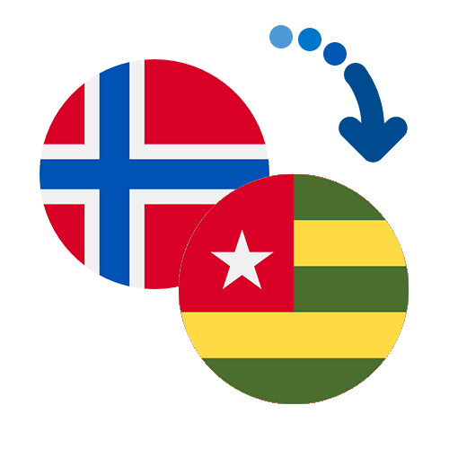 ¿Cómo mandar dinero de Noruega a Togo?