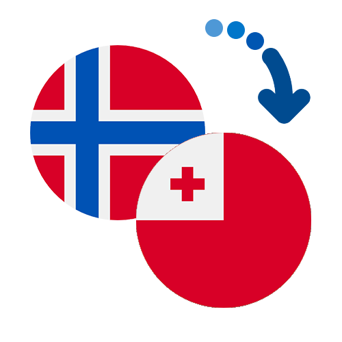 Wie kann man online Geld von Norwegen nach Tonga senden?
