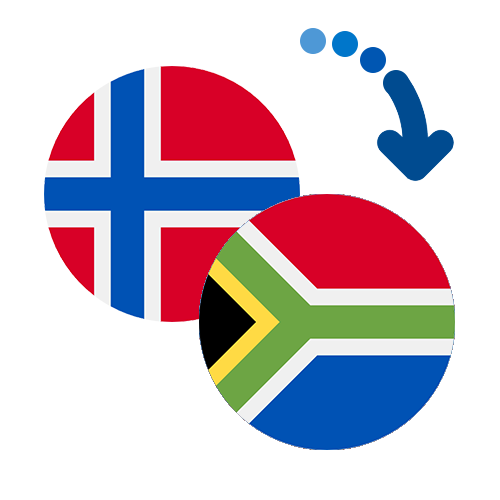 Wie kann man online Geld von Norwegen nach Südafrika senden?