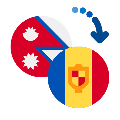 Wie kann man online Geld von Nepal nach Andorra senden?