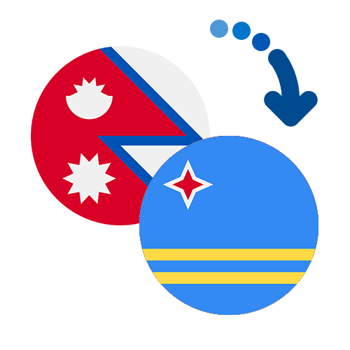 Wie kann man online Geld von Nepal nach Aruba senden?