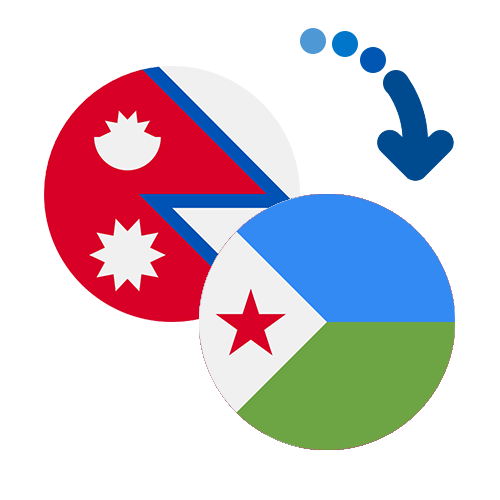 Wie kann man online Geld von Nepal nach Dschibuti senden?