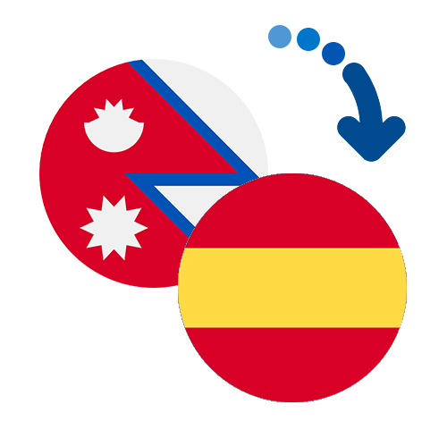 Wie kann man online Geld von Nepal nach Spanien senden?