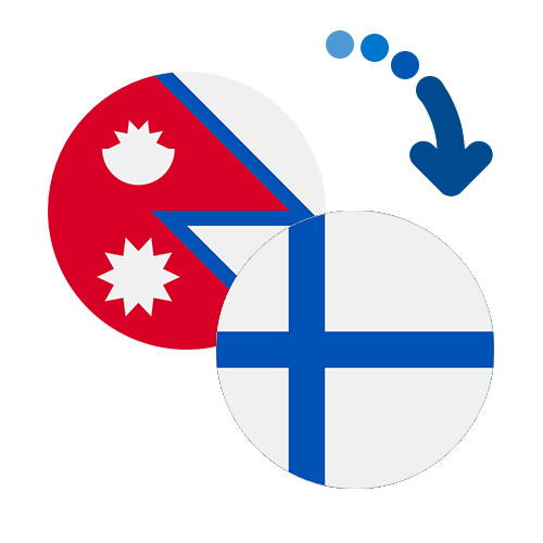 Wie kann man online Geld von Nepal nach Finnland senden?