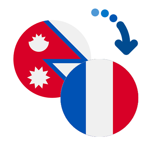 How to send money from Nepal to France