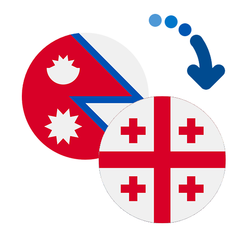 How to send money from Nepal to Georgia