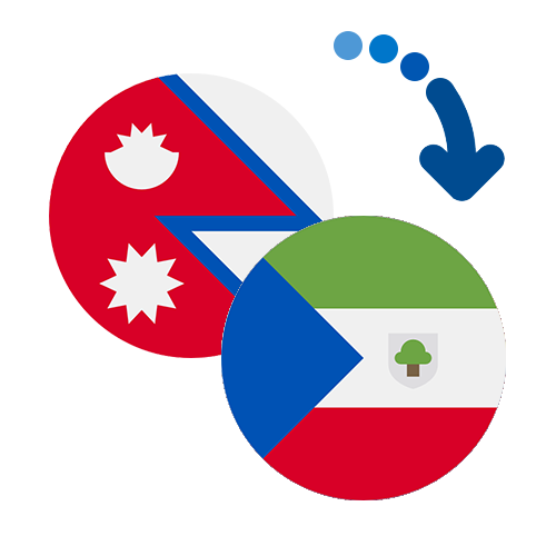 Wie kann man online Geld von Nepal nach Äquatorialguinea senden?