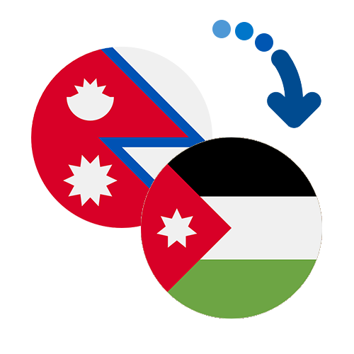 Wie kann man online Geld von Nepal nach Jordanien senden?