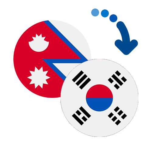 Wie kann man online Geld von Nepal nach Südkorea senden?