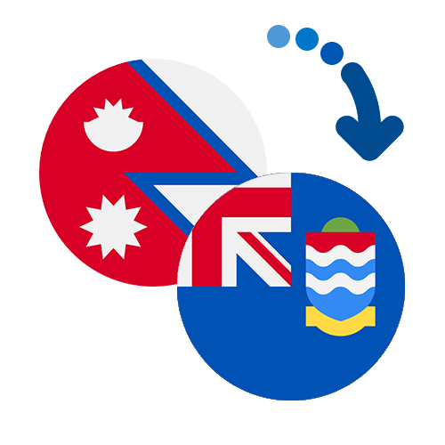 Wie kann man online Geld von Nepal auf die Cayman Inseln senden?