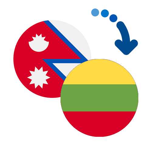 ¿Cómo mandar dinero de Nepal a Lituania?