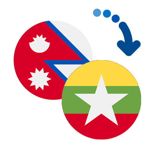 Wie kann man online Geld von Nepal nach Myanmar senden?