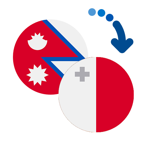Wie kann man online Geld von Nepal nach Malta senden?