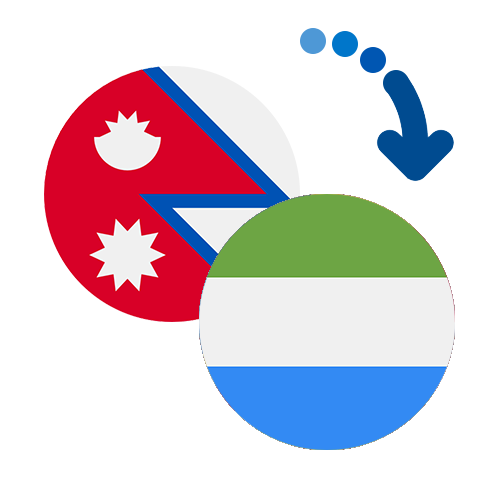 Wie kann man online Geld von Nepal nach Sierra Leone senden?