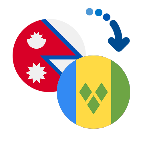 Wie kann man online Geld von Nepal nach St. Vincent und die Grenadinen senden?
