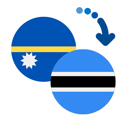 How to send money from Nauru to Botswana