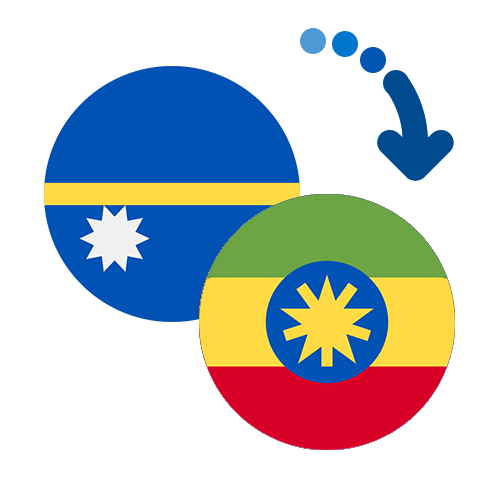 Wie kann man online Geld von Nauru nach Äthiopien senden?