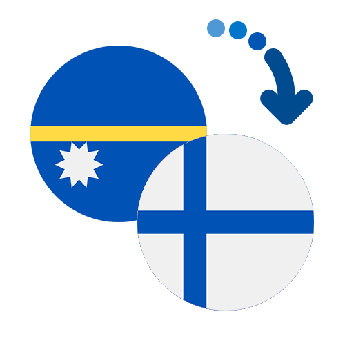 Wie kann man online Geld von Nauru nach Finnland senden?